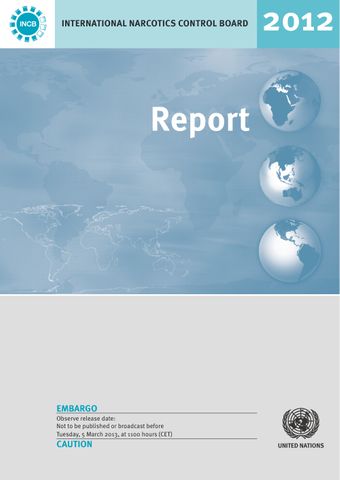 image of Report of the International Narcotics Control Board for 2012
