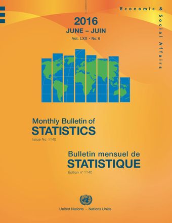 image of Monthly Bulletin of Statistics, June 2016