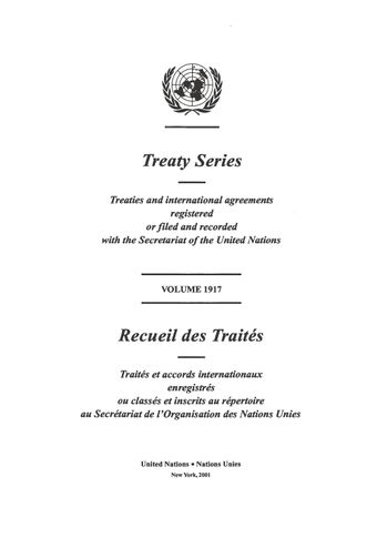 image of No. 32022. Accord international sur les céréales de 1995