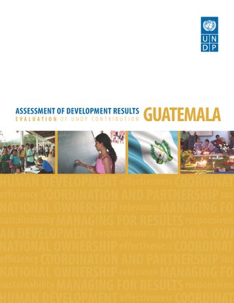 image of Assessment of Development Results - Guatemala