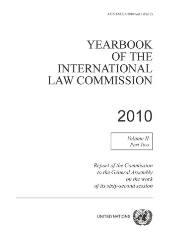 image of Yearbook of the International Law Commission 2010, Vol. II, Part 2